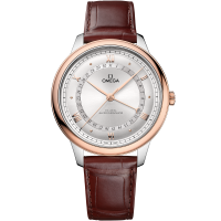 42毫米, 精钢-Sedna™ 18k金表壳 搭配 鳄鱼皮