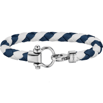 欧米茄Aqua系列 Saili<span class="nowrap">ng</span> 手链, 尼龙, 精钢 - BA05CW000070X