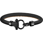 欧米茄Aqua系列 Saili<span class="nowrap">ng</span> 手链, 橡胶, 精钢 - BA05ST000040X