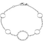 星座<span class="nowrap">系列</span> 手链, 白色18k金 - B38BCA010010X