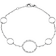 星座<span class="nowrap">系列</span> 手链, 白色18k金 - B38BCA010010X