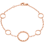 星座<span class="nowrap">系列</span> 手链, 红色18k金 - B38BGA010010X