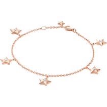 星座<span class="nowrap">系列</span> 手链, 红色18k金, 钻石 - BA01BG0100305