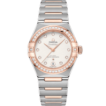 星座<span class="nowrap">系列</span> 29毫米, 精钢-Sedna™ 18k金表壳 搭配 精钢-Sedna™ 18k金表链 - 13125292052001