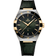 星座<span class="nowrap">系列</span> 41毫米, 精钢-黄色18 k金表壳 搭配 皮表带 - 13123412110001