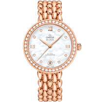 碟飞<span class="nowrap">系列</span> 32.7毫米, 红色k金表壳 搭配 红色k金表链 - 42455332055007