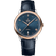 碟飞<span class="nowrap">系列</span> 39.5毫米, 精钢-红金表壳 搭配 皮表带 - 42423402003001