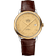 碟飞<span class="nowrap">系列</span> 39.5毫米, 精钢-黄色18 k金表壳 搭配 皮表带 - 42423402008001