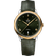 碟飞<span class="nowrap">系列</span> 39.5毫米, 精钢-黄色18 k金表壳 搭配 皮表带 - 42423402010001