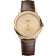 碟飞<span class="nowrap">系列</span> 39.5毫米, 精钢-黄色18 k金表壳 搭配 皮表带 - 42423402058002