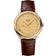 碟飞<span class="nowrap">系列</span> 39.5毫米, 精钢-黄色18 k金表壳 搭配 皮表带 - 42423402108001