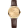碟飞<span class="nowrap">系列</span> 27.5毫米, 精钢-黄色18 k金表壳 搭配 皮表带 - 43423286058001