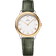 碟飞<span class="nowrap">系列</span> 30毫米, 精钢-黄色18 k金表壳 搭配 皮表带 - 43423306052002
