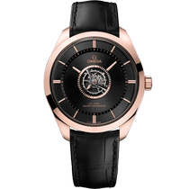 碟飞<span class="nowrap">系列</span> 43毫米, Sedna™ 18k金 - Canopus 18k金 搭配 皮表带 - 52953432201001