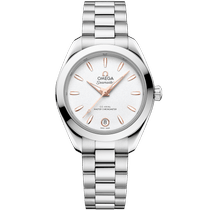 海马系列 AQUA TERRA 150米<span class="nowrap">腕表</span> 30毫米, 精钢表壳 搭配 精钢表链 - 22010302002001