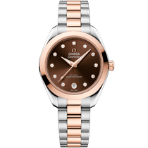 海马<span class="nowrap">系列</span> 30毫米, 精钢-Sedna™ 18k金表壳 搭配 精钢-Sedna™ 18k金表链 - 22020302063001