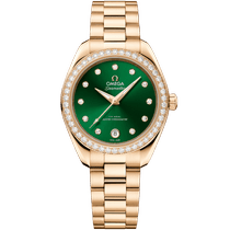 海马<span class="nowrap">系列</span> 30毫米, Moonshine 18k金表壳 搭配 Moonshine 18k金表链 - 22055302060001