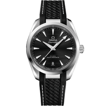 海马系列 AQUA TERRA 150米<span class="nowrap">腕表</span> 38毫米, 精钢表壳 搭配 橡胶表带 - 22012382001001