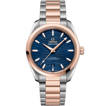 海马系列 AQUA TERRA 150米<span class="nowrap">腕表</span> 38毫米, 精钢-Sedna™ 18k金表壳 搭配 精钢-Sedna™ 18k金表链 - 22020382003001