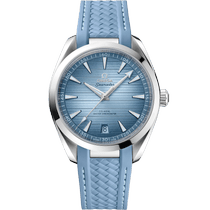 海马系列 AQUA TERRA 150米<span class="nowrap">腕表</span> 41毫米, 精钢表壳 搭配 橡胶表带 - 22012412103008