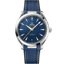 海马系列 AQUA TERRA 150米<span class="nowrap">腕表</span> 41毫米, 精钢表壳 搭配 橡胶表带 - 22012412103009