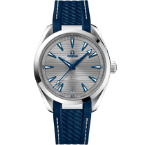 海马系列 AQUA TERRA 150米<span class="nowrap">腕表</span> 41毫米, 精钢表壳 搭配 橡胶表带 - 22012412106001