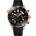 海马<span class="nowrap">系列</span> 44毫米, 精钢-Sedna™ 18k金表壳 搭配 橡胶表带 - 21022445101001