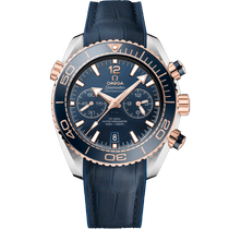 海马系列 海洋宇宙60<span class="nowrap">0米</span> 45.5毫米, 精钢-Sedna™ 18k金表壳 搭配 内侧橡胶皮表带 - 21523465103001