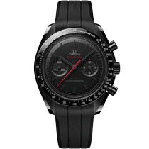 超霸<span class="nowrap">系列</span> 44.25 mm, black ceramic on rubber strap - 31092445101001