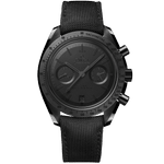 超霸<span class="nowrap">系列</span> 44.25 mm, black ceramic on coated nylon fabric strap - 31092445101003