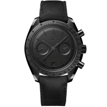 超霸<span class="nowrap">系列</span> 44.25 mm, black ceramic on coated nylon fabric strap - 31092445101003
