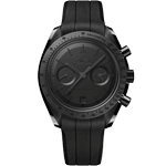 超霸<span class="nowrap">系列</span> 44.25 mm, black ceramic on rubber strap - 31092445101005