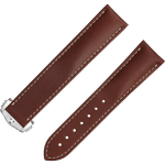 两件式<span class="nowrap">表带</span> - 棕色皮表带，搭配折叠表扣 - 032CUZ006728W