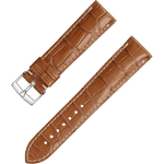 两件式<span class="nowrap">表带</span> - 金棕色鳄鱼皮表带，搭配针扣 - 032CUZ007256W