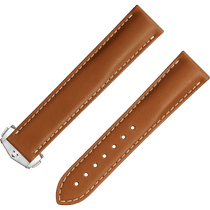 两件式<span class="nowrap">表带</span> - 金棕色皮表带，搭配折叠表扣 - 032CUZ007420W