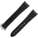 两件式<span class="nowrap">表带</span> - 黑色橡胶表带，搭配折叠表扣，适用于超霸系列月球表 - 032Z017245W