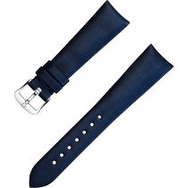 两件式<span class="nowrap">表带</span> - 科技缎面蓝色表带，搭配针扣 - 032CWZ009997W